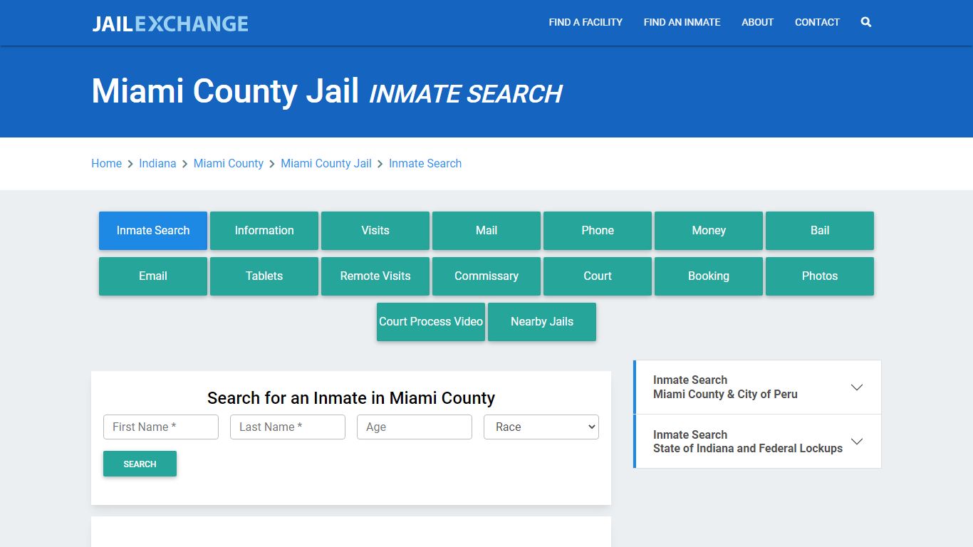 Miami County Jail, IN Inmate Search: Roster & Mugshots